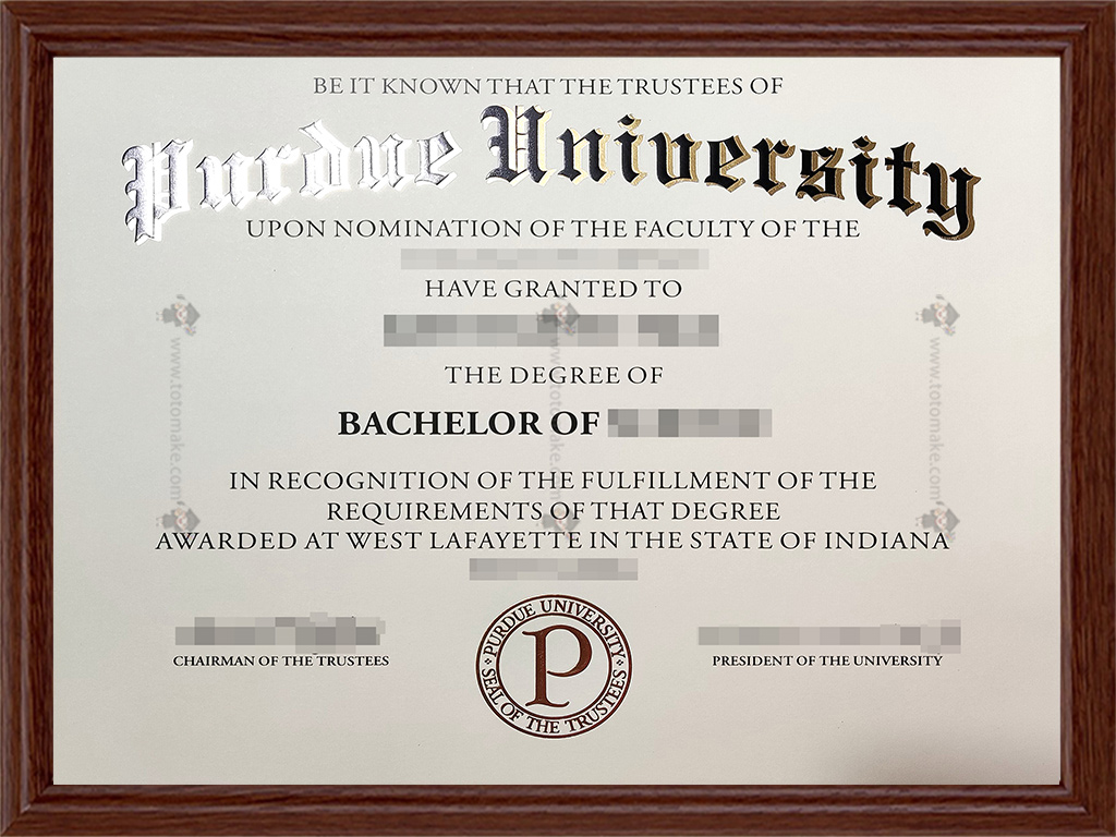 普渡大学毕业证Purdue University diploma