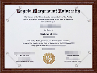 洛约拉马利蒙特大学毕业证LMU diplomaLoyola Marymount University diploma1