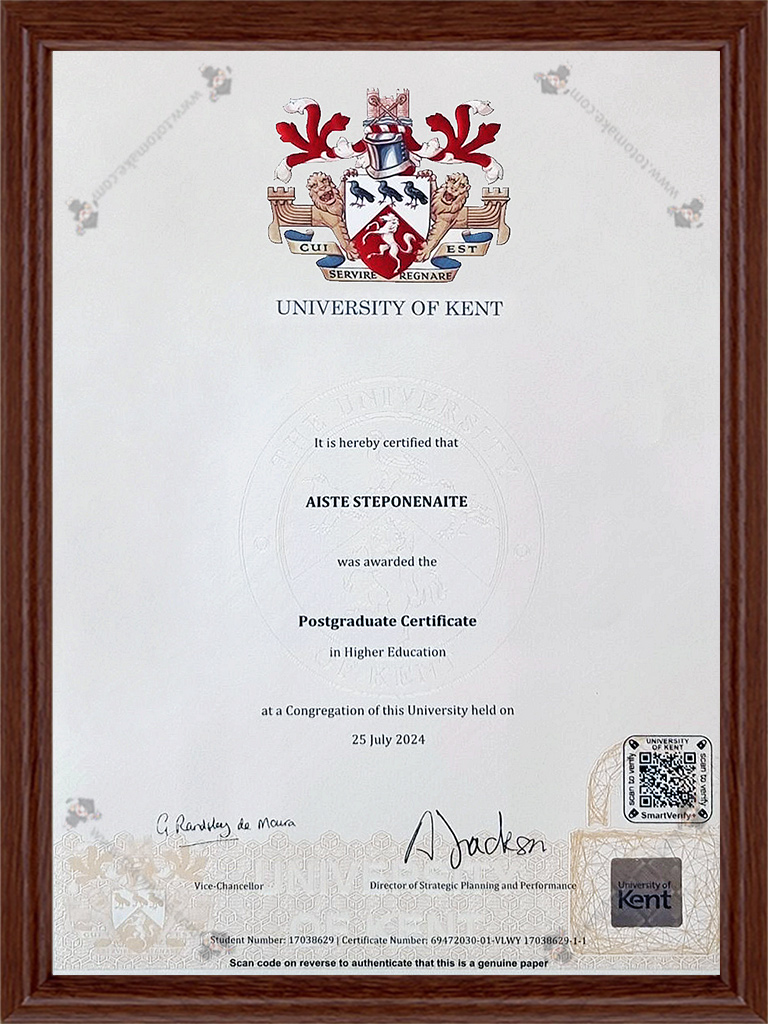 肯特大学毕业证UKC diplomaUniversity of Kent diploma