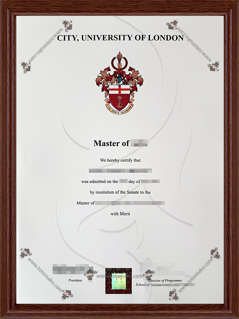 伦敦大学城市学院毕业证CITY diplomaCity University of London diploma