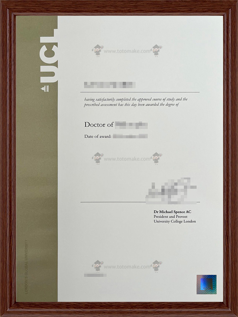 伦敦大学学院毕业证University College London diplomaUCL diploma