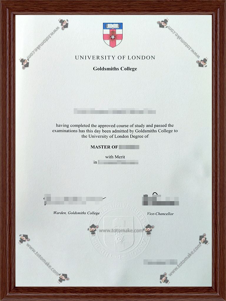 伦敦大学金匠学院毕业证Goldsmiths University of London diplomaGoldsmiths college diploma