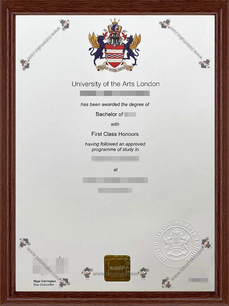 伦敦艺术大学毕业证UAL diplomaUniversity of the Arts London diploma