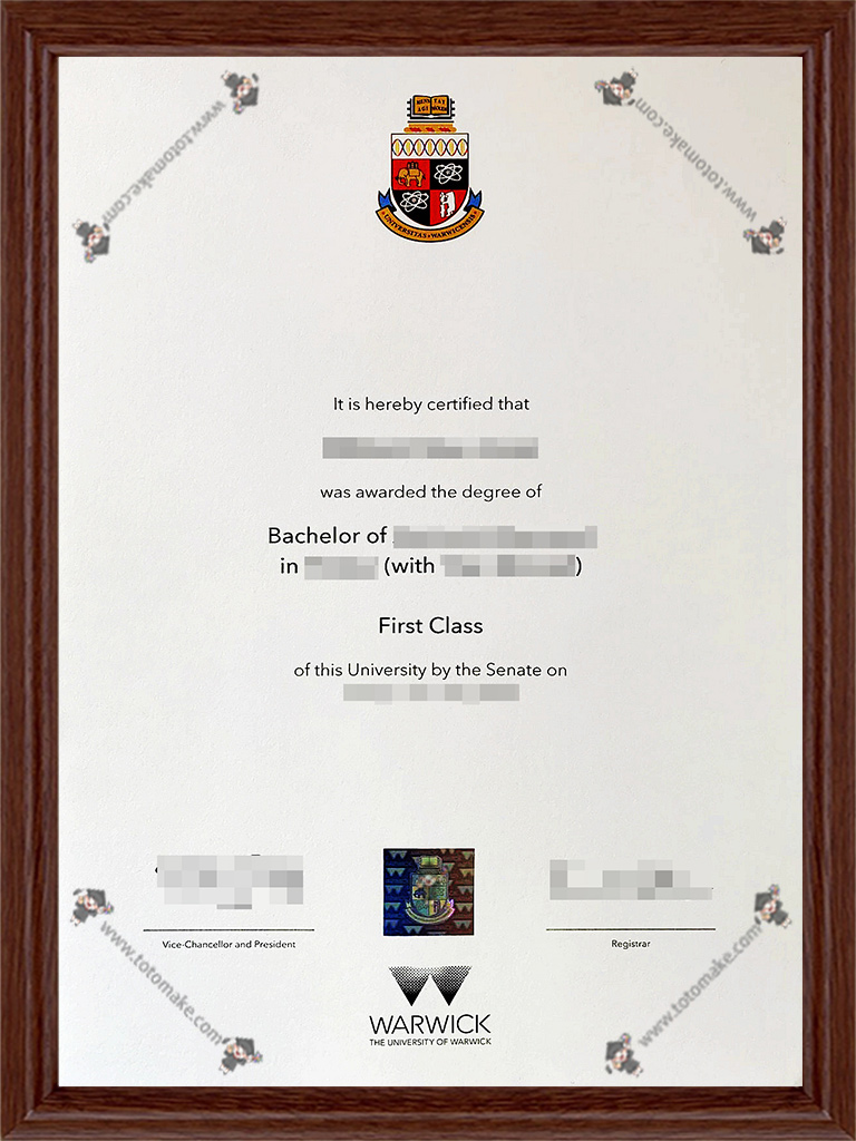 华威大学毕业证UoW diplomaUniversity of Warwick diploma