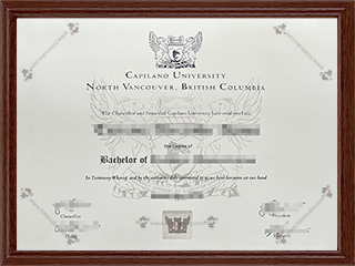 卡比兰诺大学毕业证Capilano University diploma1