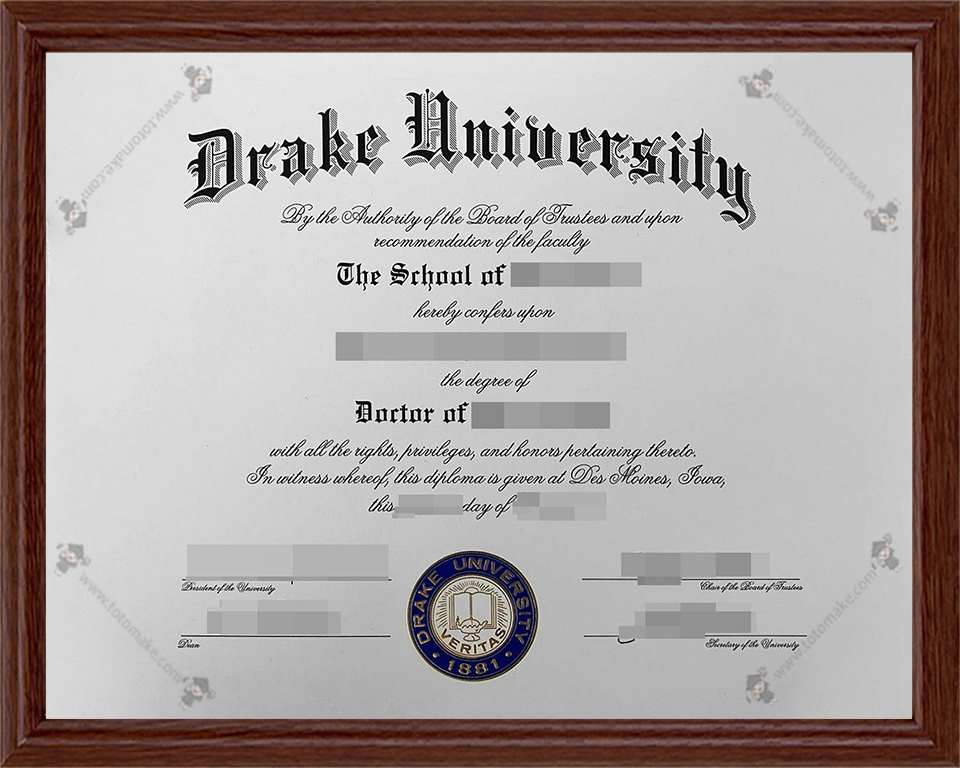 德雷克大学毕业证Drake University diploma