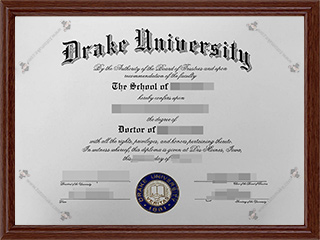 德雷克大学毕业证Drake University diploma1