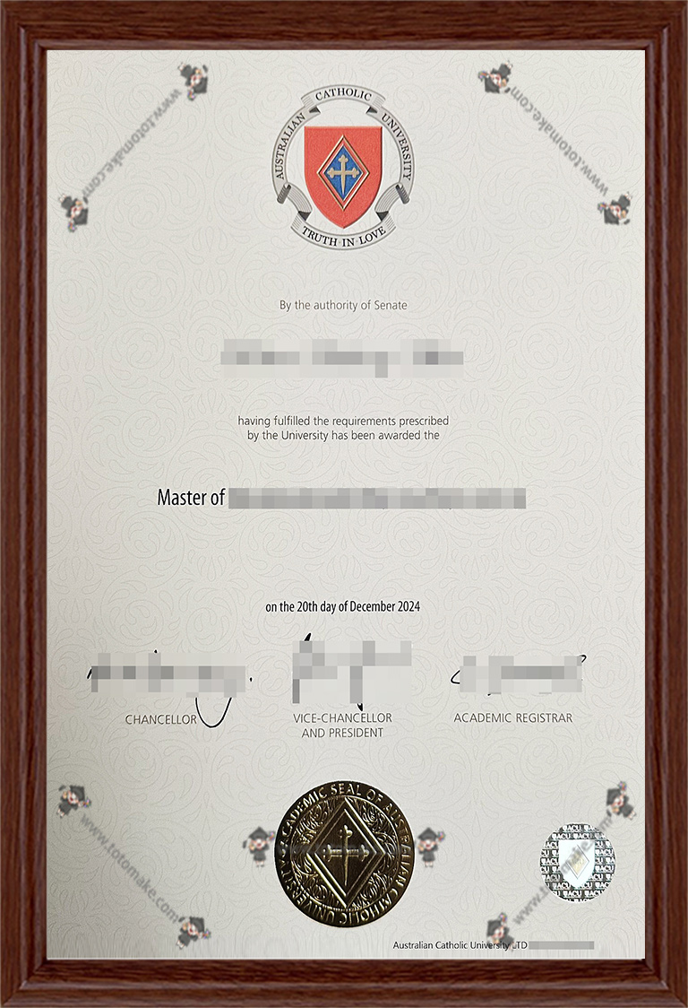 澳洲天主教大学毕业证ACU diplomaAustralian Catholic University diploma
