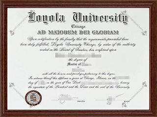 芝加哥洛约拉大学毕业证Loyola University Chicago diploma1