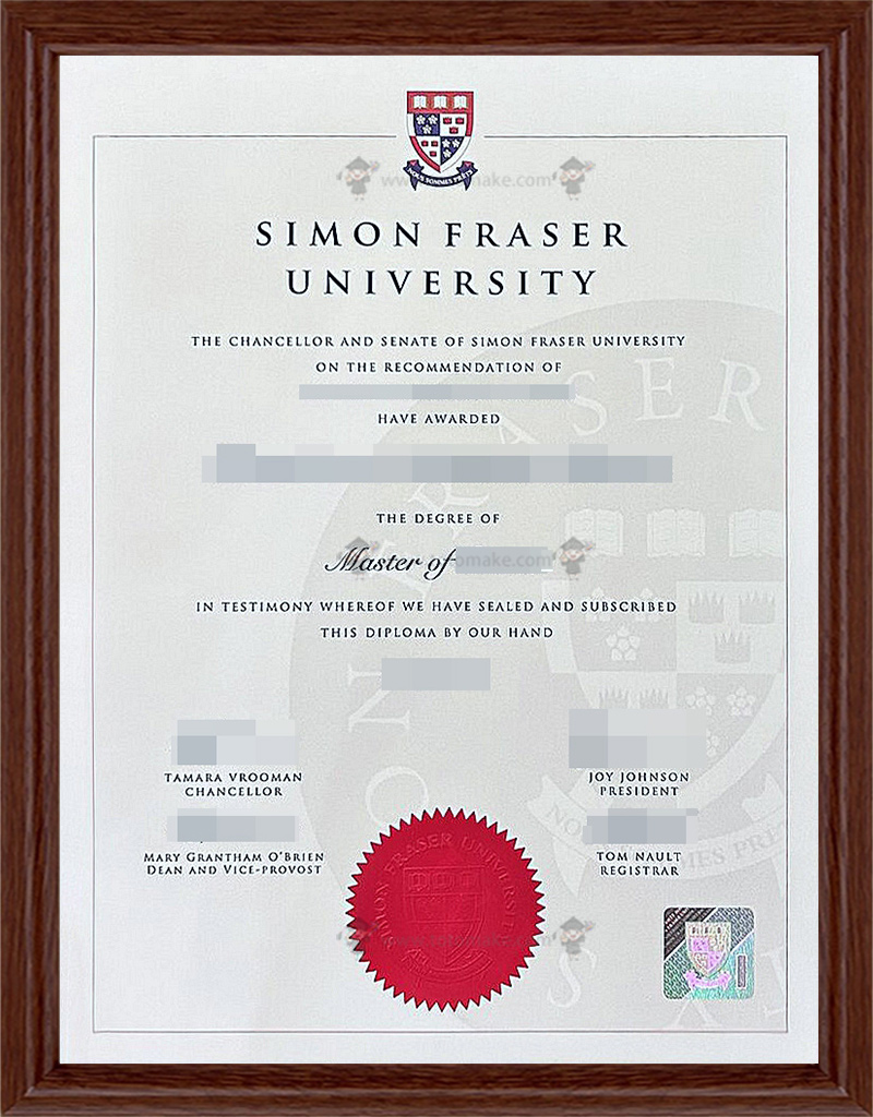 西蒙菲沙大学毕业证SFU diplomaSimon Fraser University diploma