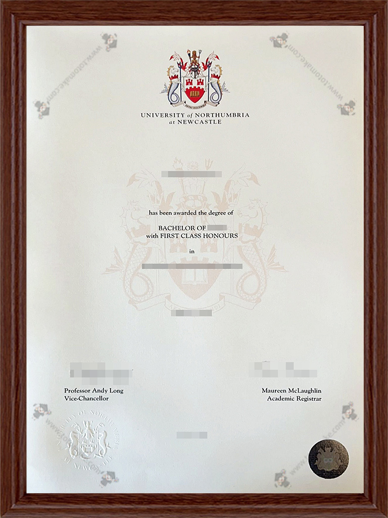 诺森比亚大学毕业证University of Northumbria at Newcastle diploma