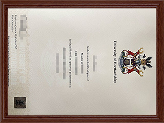 赫特福德大学毕业证University of Hertfordshire diploma1