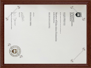 伍伦贡大学毕业证University of Wollongong diploma1