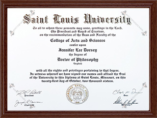 圣路易斯大学毕业证Saint Louis University diploma1