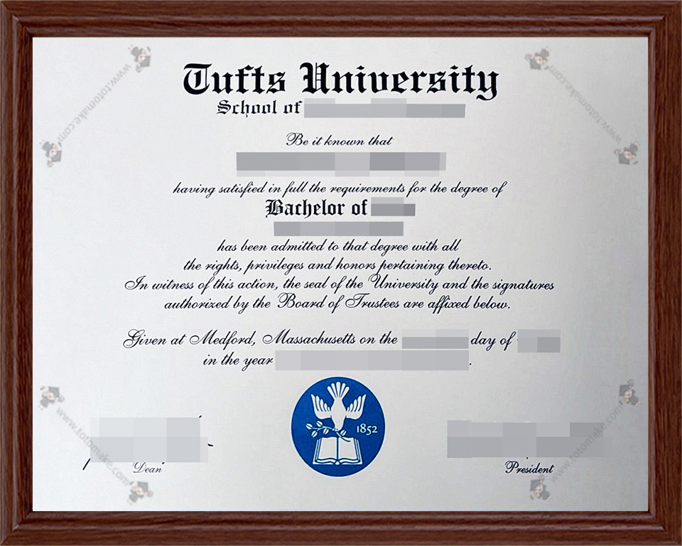 塔夫茨大学毕业证Tufts University diploma2