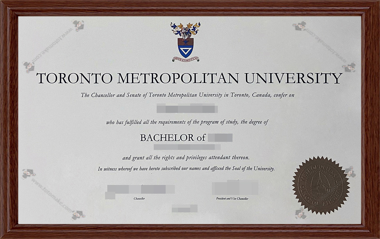 多伦多都市大学毕业证TMU diplomaToronto Metropolitan University diploma