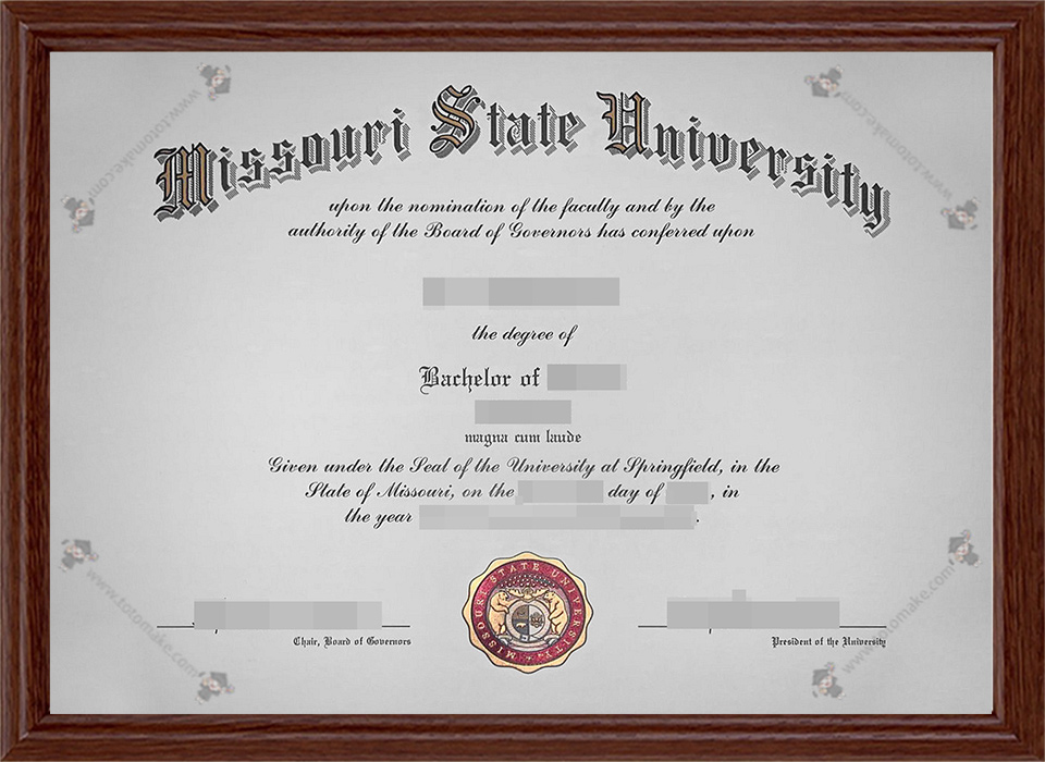 密苏里州立大学毕业证MSU diplomaMissouri State University diploma