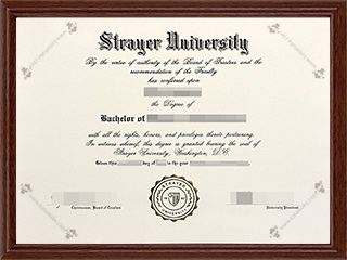 斯特雷耶大学毕业证Strayer University diploma1