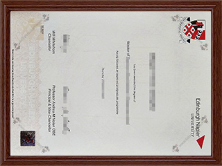 爱丁堡龙比亚大学毕业证Edinburgh Napier University diploma1