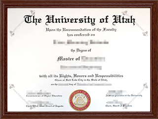 犹他大学毕业证The University of Utah diploma1