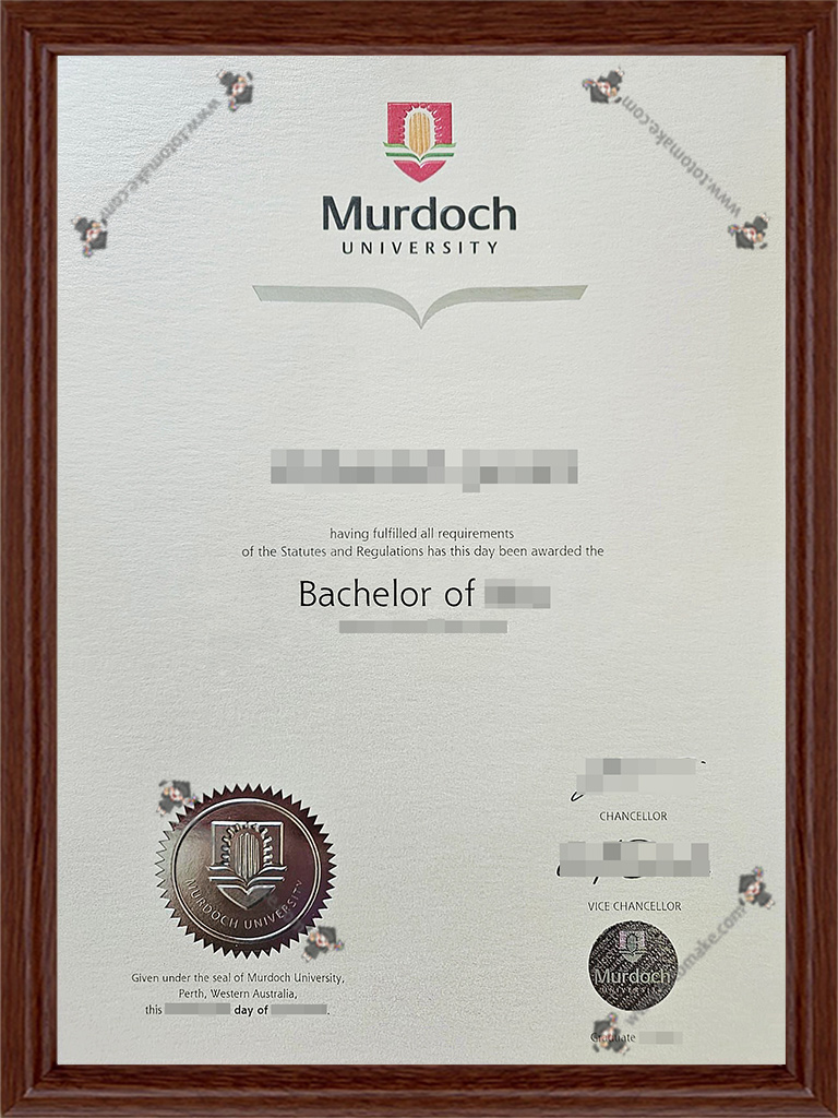 莫道克大学毕业证MU diplomaMurdoch University diploma