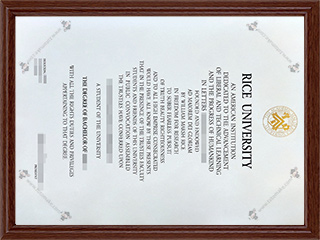 莱斯大学毕业证Rice University diploma1
