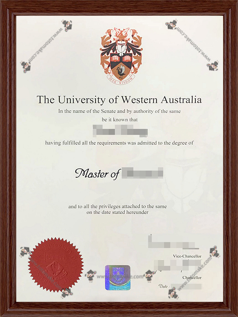 西澳大学毕业证UWA diplomaUniversity of Western Australia diploma