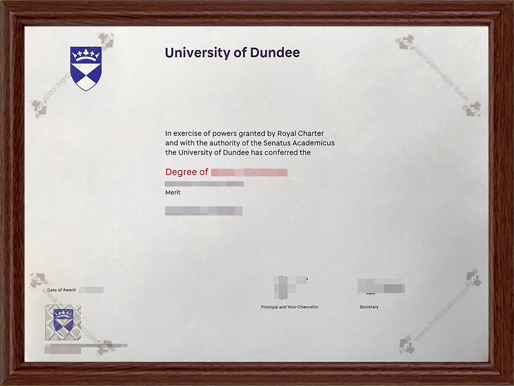 邓迪大学毕业证UoD diplomaUniversity of Dundee diploma