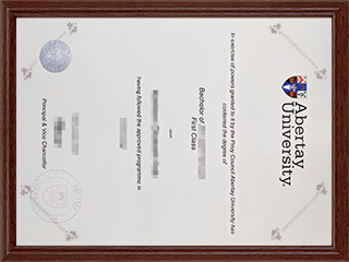 阿伯泰大学毕业证University of Abertay diploma1