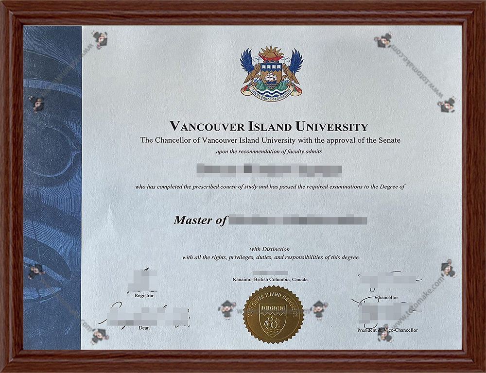加拿大温哥华岛大学毕业证Vancouver Island University diploma