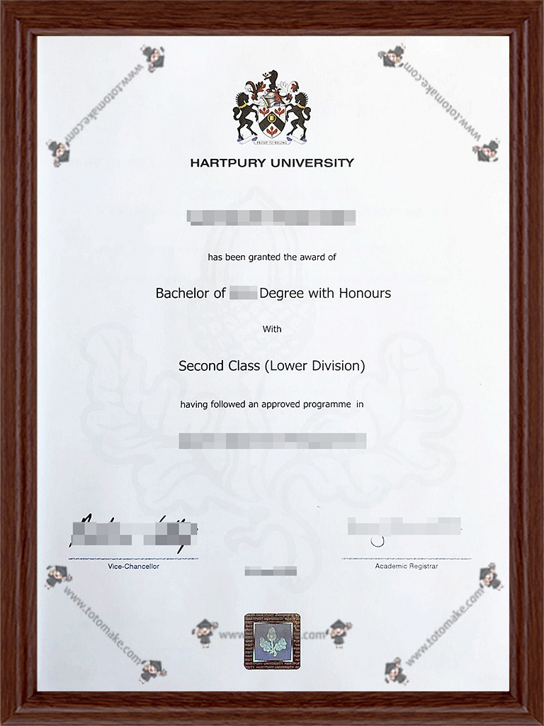 哈特伯瑞大学毕业证Hartpury University diploma
