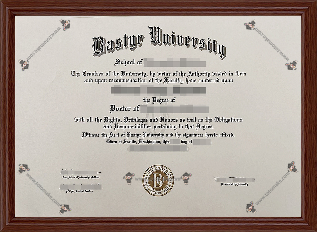 巴斯帝尔大学毕业证Bastyr University diploma