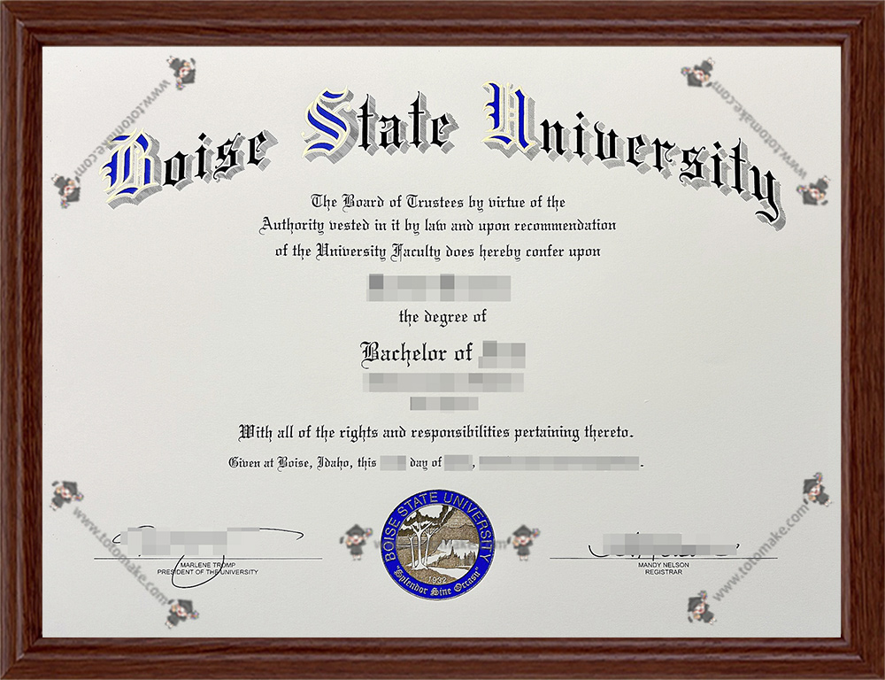 博伊西州立大学毕业证购买,BSU学位证制作,博伊西州立大学毕业证成绩单定做